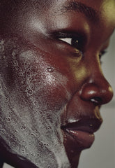 Ajok Daing with a lush, foamy lather on skin