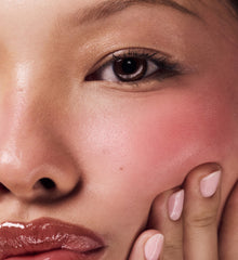 model wears pocket blush in date cake