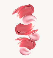 swatch of pocket blush sprinkle and peptide lip tint jelly bean