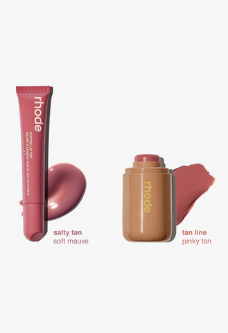 the duos - tan line + salty tan | rhode skin