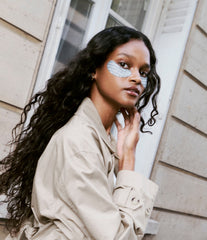 model wearing rhode eye prep