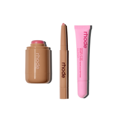 pocket blush sprinkle, peptide lip shape press, peptide lip tint jelly bean