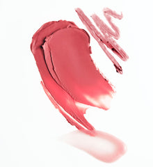 swatch of peptide lip shape in press, pocket blush in sprinkle, peptide lip tint in jelly bean