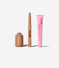 pocket blush sprinkle, peptide lip shape press, peptide lip tint jelly bean