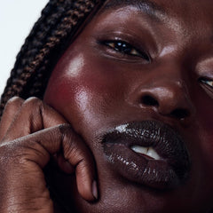 model wearing pocket blush in plum