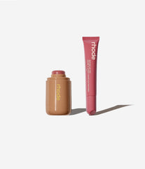 pocket blush tan line, peptide lip tint salty tan