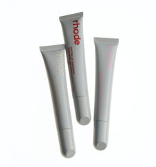 peptide lip treatment salted caramel, strawberry glaze, rhode vanilla