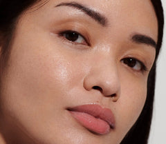 model wearing peptide lip tint in ribbon