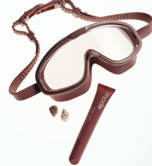 peptide lip tint salty tan, mauve goggles, shells