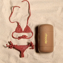 pocket blush on beach sand