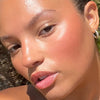creator wearing pocket blush in tan line