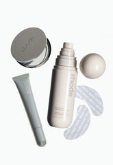 glazing mist, peptide lip treatment, r icon eye prep, rhode mirror