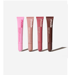 peptide lip tint jelly bean, toast, salty tan, espresso