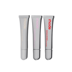 peptide lip treatment salted caramel, rhode vanilla, strawberry glaze