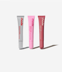peptide lip treatment strawberry glaze, peptide lip tint jelly bean, peptide lip tint salty tan