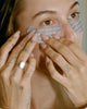 hailey wears rhode peptide eye prep