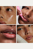 close up of 2 models, one wearing peptide lip tint in jelly bean, the other wearing peptide glazing fluid