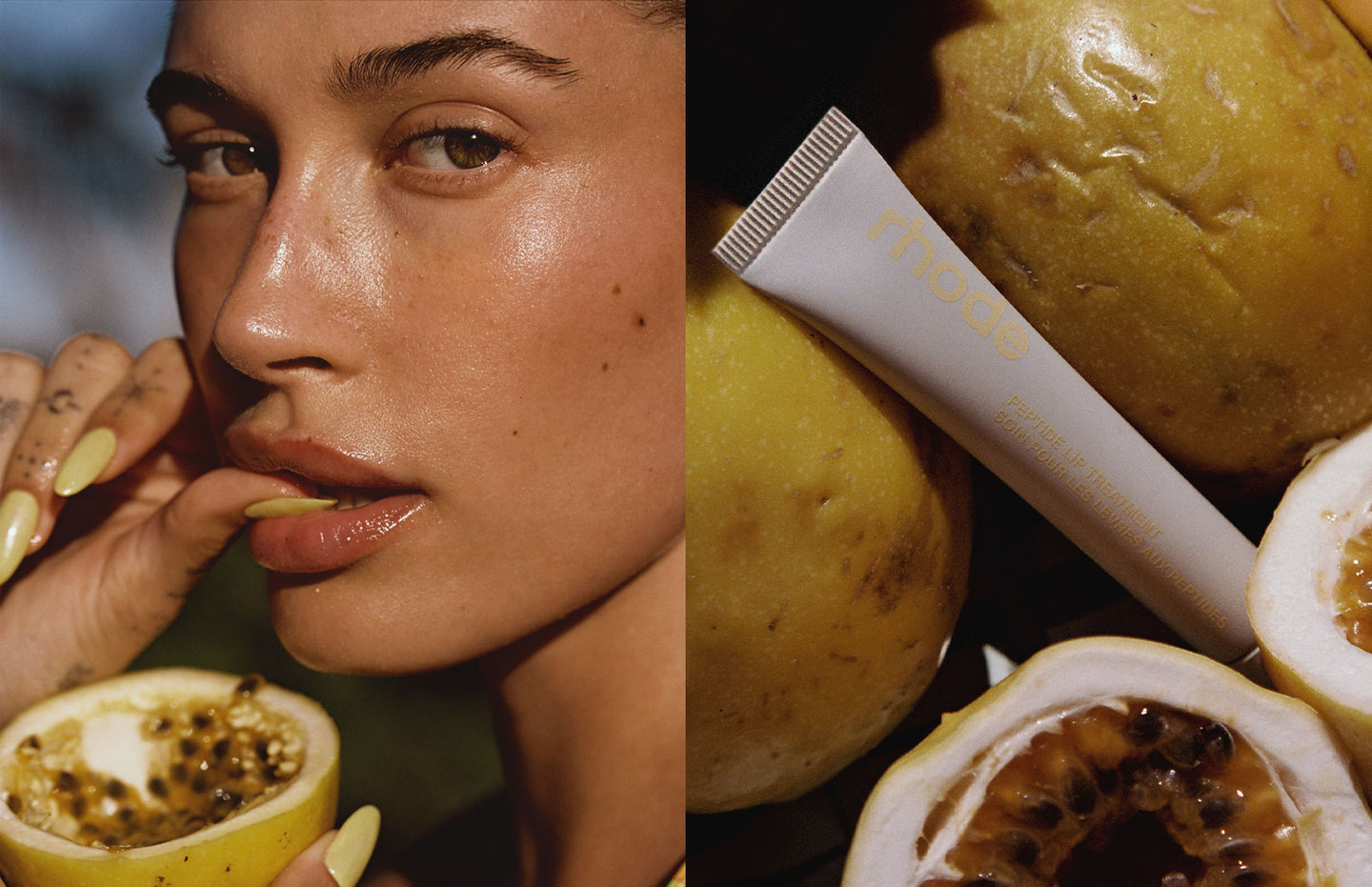 passionfruit lip treatment lookbook | rhode skin