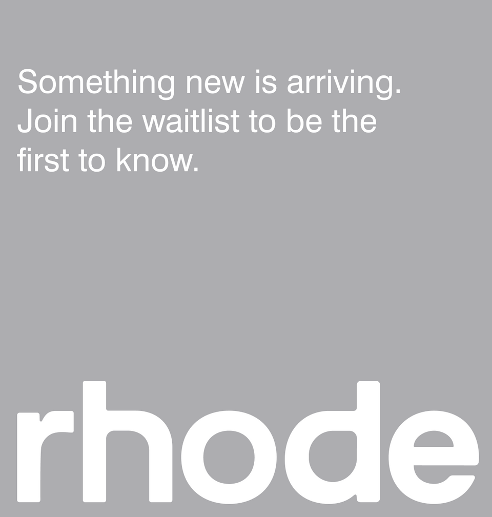 Rhode Email coming soon | rhode skin