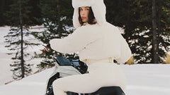 hailey on snowmobile