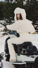 hailey on snowmobile