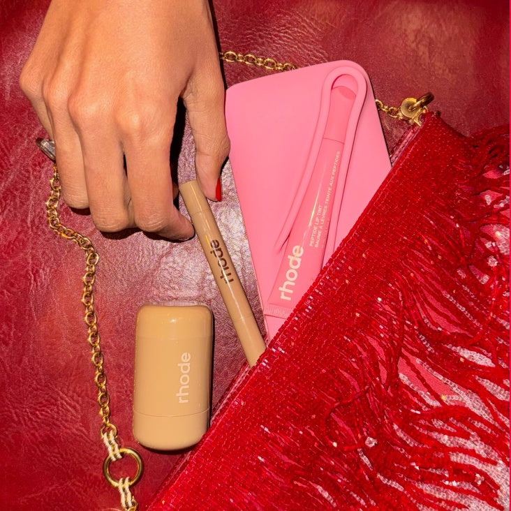 pocket blush, peptide lip shape, sweet pea lip case and sweet pea peptide lip tint