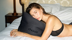 hailey with oversized bubble bag