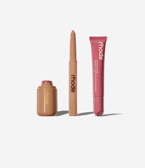 pocket blush tan line, peptide lip shape twist, peptide lip tint salty tan