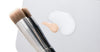 glazing milk, foundation, makeup. brush