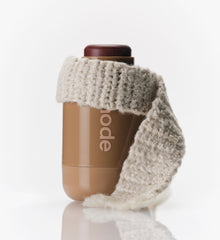 pocket blush wearing scarf