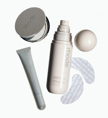 rhode mirror, peptide lip treatment, glazing mist, rhode peptide eye prep