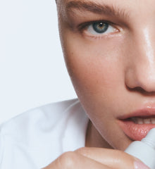 model with peptide lip boost