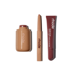 pocket blush toasted teddy, peptide lip shape lean, peptide lip tint pbj