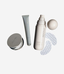 rhode mirror, peptide lip treatment, glazing mist, rhode peptide eye prep