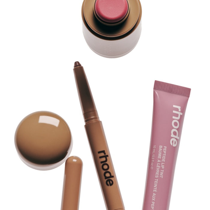 meet pretzel — a shimmery warm mauve lip tint