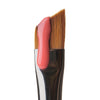 peach pit on makeup brush