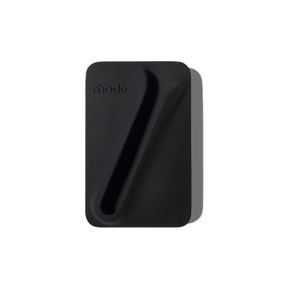 snap-on lip case — black