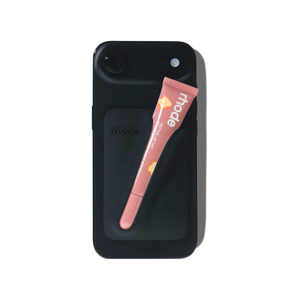 snap-on lip case — black