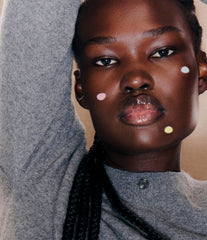 model wears spotwear bubble