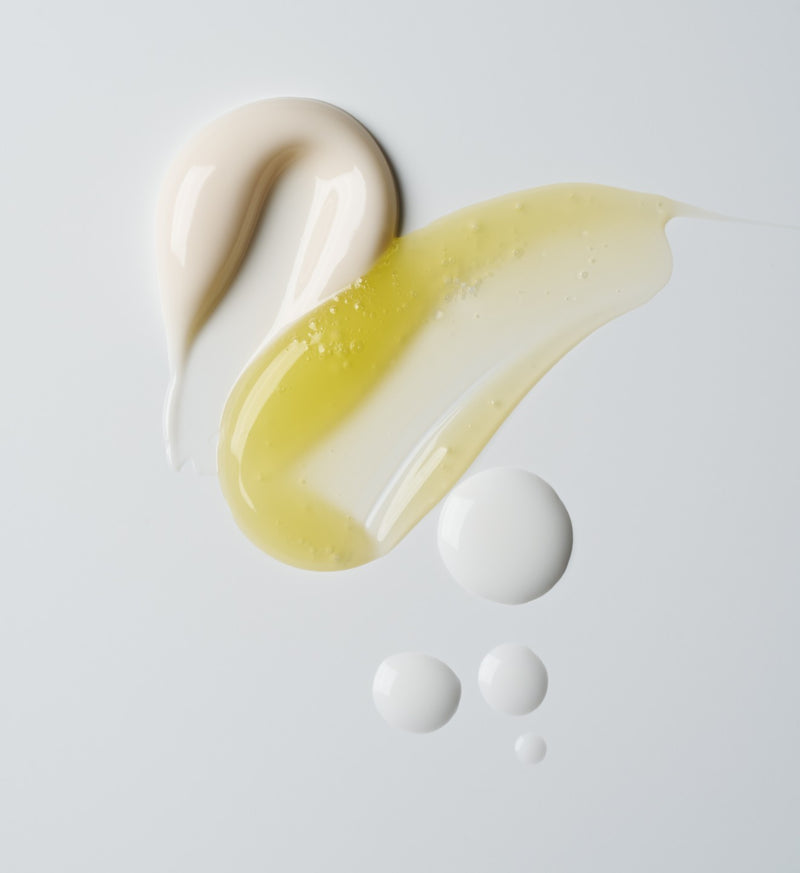swatch of barrier butter, pineapple refresh, glazing milk