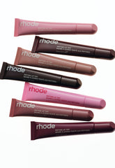 peptide lip tint ribbon, pbj, toast, espresso, jelly bean, salty tan, raspberry jelly