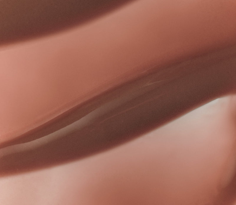 texture swatch of peptide lip tint toast